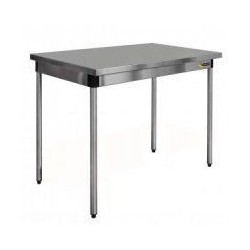 Table inox centrale sur...