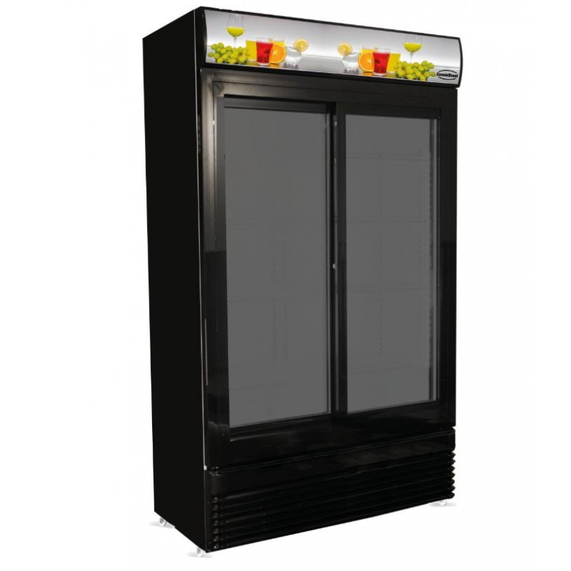 Frigo Esta vitrine double porte coulissantes 945 L