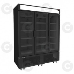Armoire A Boisson - Multi-Portes Vitrées - Froid Positif Ventile (+1/+10C) - 3 Portes Battantes - 1208 L 