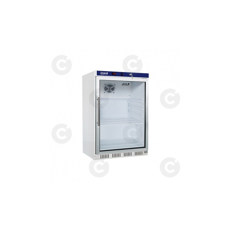 Armoire Réfrigérée 200 L - 1 Porte Vitrée - Inox - Version Positive 