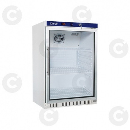 Armoire Réfrigérée 200 L - 1 Porte Vitrée - Inox - Version Positive 