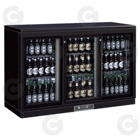 Arrière Bar Compact 223 L - 3 Portes Vitrées Coulissantes 