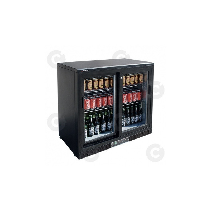 Arrière Bar Compact 223 L - 2 Portes Vitrées Coulissantes 