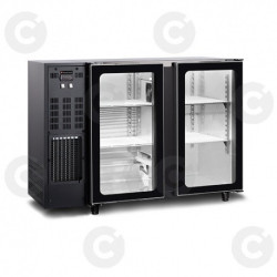 Arrière Bar 380 L - 2 Portes Vitrées 