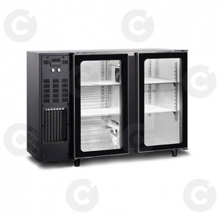 Arrière Bar 312 L - 2 Portes Vitrées 