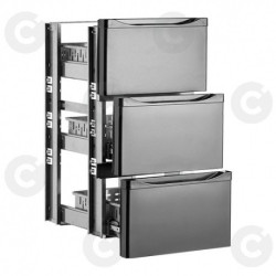 Bloc 3 Tiroirs Non Monte 