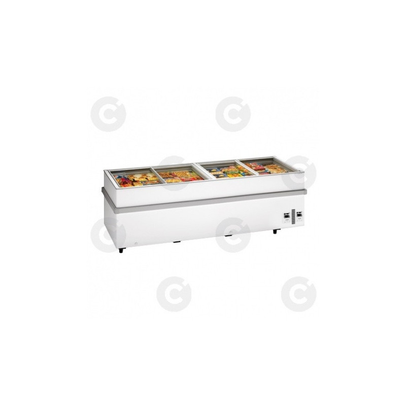 Congelateur Coffre - Bahut 1032 L - Couvercle Vitré Coulissant 