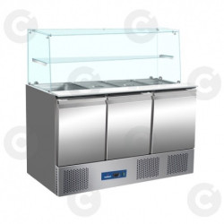 Saladette Vitrine 3 Portes 