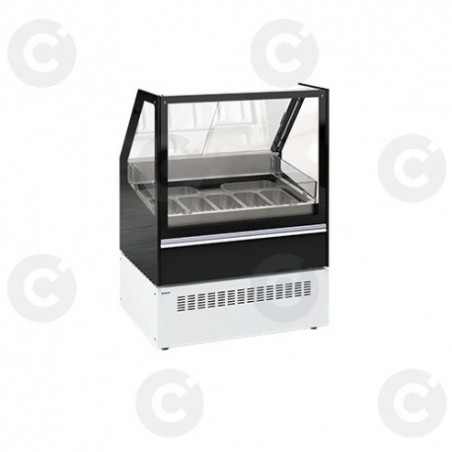 Vitrine Comptoir Crème Glacée - Gamme Austin - Long. 100 