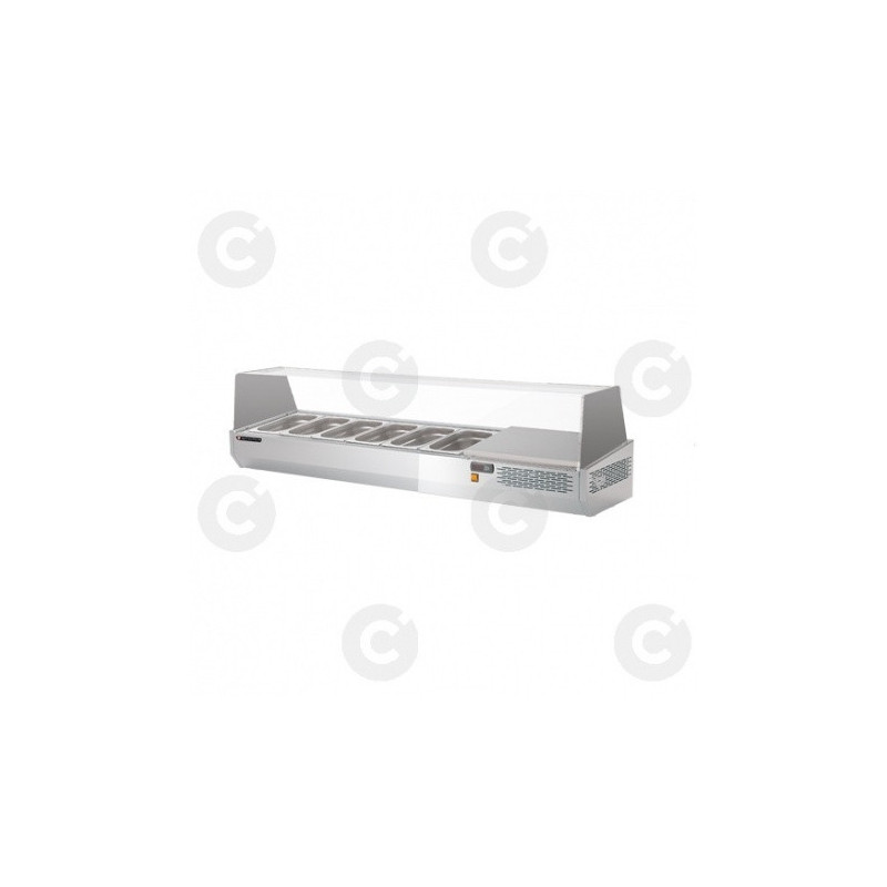 Vitrinette - 6Gn X 1/4 - Froid Positif Stat(+2/+8C) 