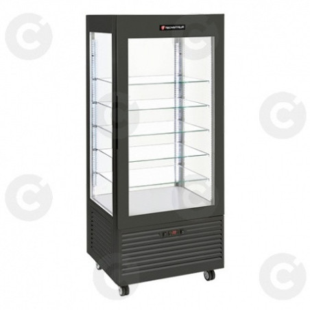 Vitrine Panoramique 480 L Négative Noire 