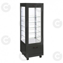 Vitrine Panoramique 360L Négative Noire 