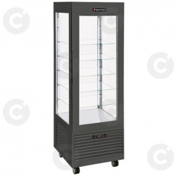 Vitrine Panoramique 360 L Positive Noire - Gamme Future 