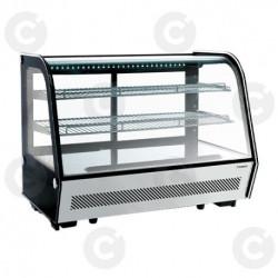 Vitrine Panoramique 160L 2 Étagères 
