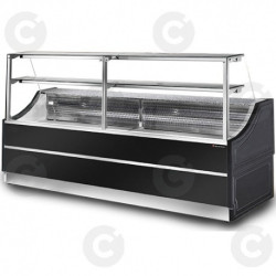 Vitrine Comptoir - Gamme Sacha - 1 Étagère - Longueur 2500 