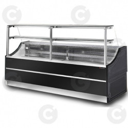 Vitrine Comptoir - Gamme Sacha - 1 Étagère - Longueur 2000 