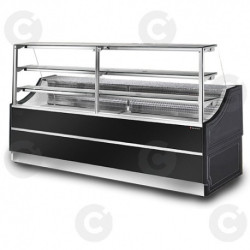 Vitrine Comptoir - Gamme Sacha - 2 Étagères - Longueur 1500 