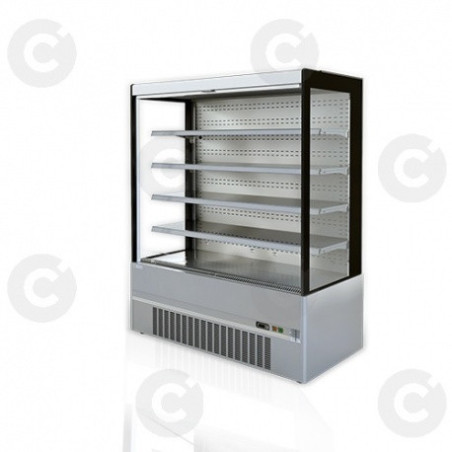 Vitrine Murale Cronus Ouverte Inox - Longueur 1515 