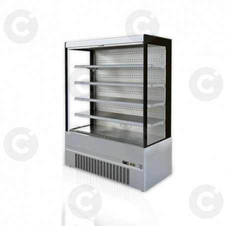 Vitrine Murale Cronus Ouverte Inox - Longueur 1315 