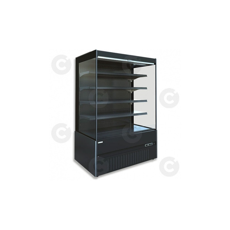 Vitrine Murale Cronus Plus Ouverte Noire - Longueur 1310 Vitrine Murale Cronus Plus Ouverte Noire - Longueur 1310