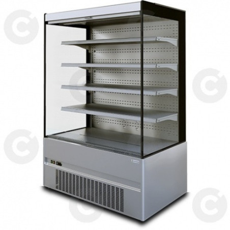 Vitrine Murale Cronus Plus Ouverte Inox - Longueur 866 