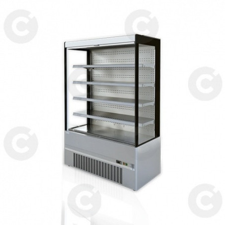 Vitrine Murale Cronus Ouverte Inox - Longueur 870 