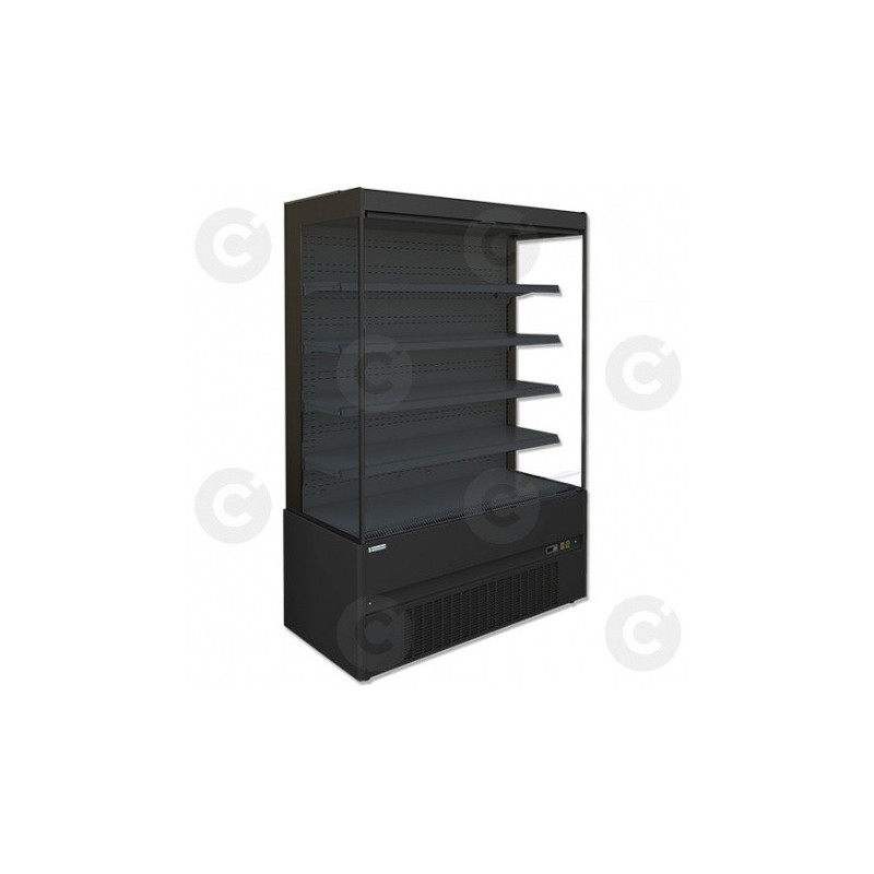 Vitrine Murale Cronus Ouverte Noire - Longueur 870 