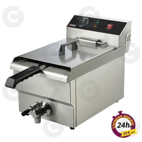 Friteuse De Table Élect. Simple Avec Vidange 8 L 