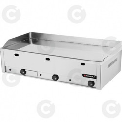 Plaque À Snacker Lisse Chrome Gaz - Triple 