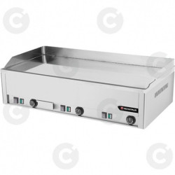 Plaque À Snacker Lisse Chrome Électrique - Triple 