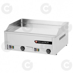 Plaque À Snacker Lisse Chrome Électrique - Double 