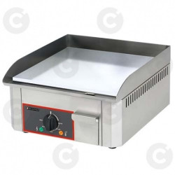 Plaque À Snacker Lisse Chrome Simple Électrique - Longueur 400 