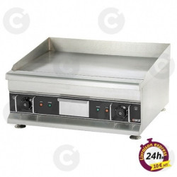 Plaque À Snacker Lisse Chrome Élect. Long.600 