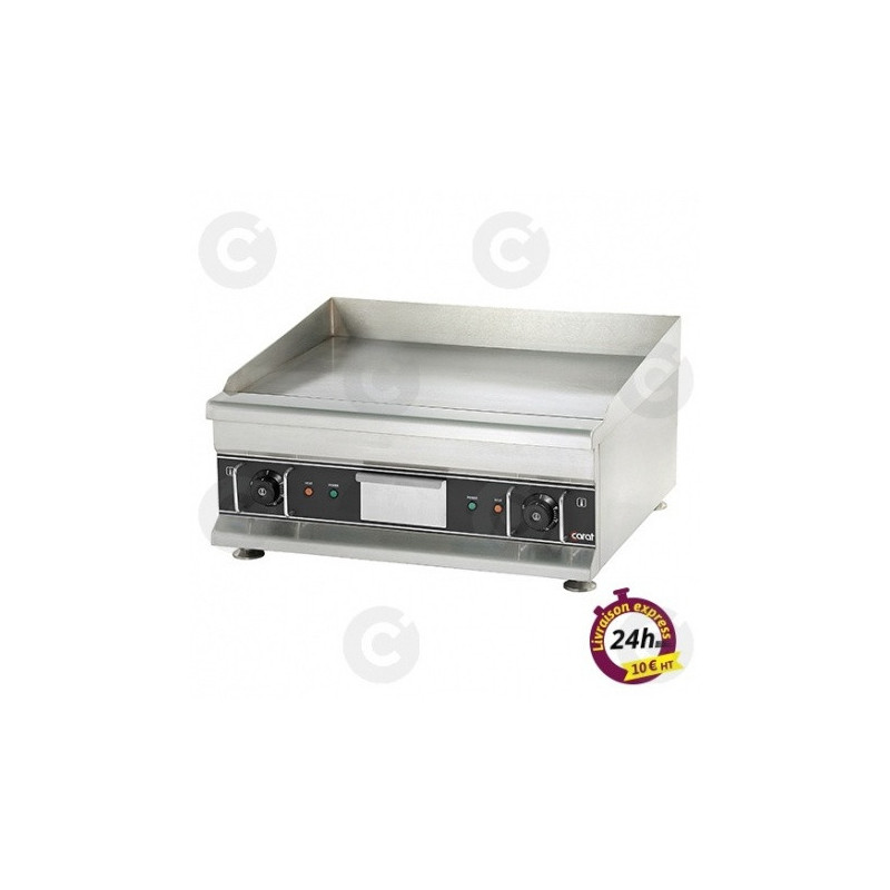 Plaque À Snacker Lisse Chrome Élect. Long.600 