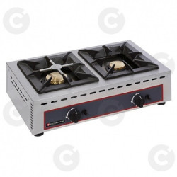 Réchaud Gaz - 2 Feux En Longueur 