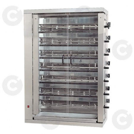 Rôtissoire Électrique À 7 Broches - 42 Poulets* 