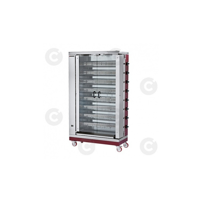 Rôtissoire Gaz À 8 Broches - 32 Poulets* 