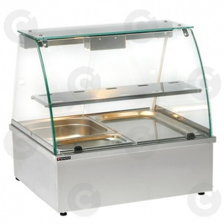 Vitrine Bain-Marie 2 Gn1/1 