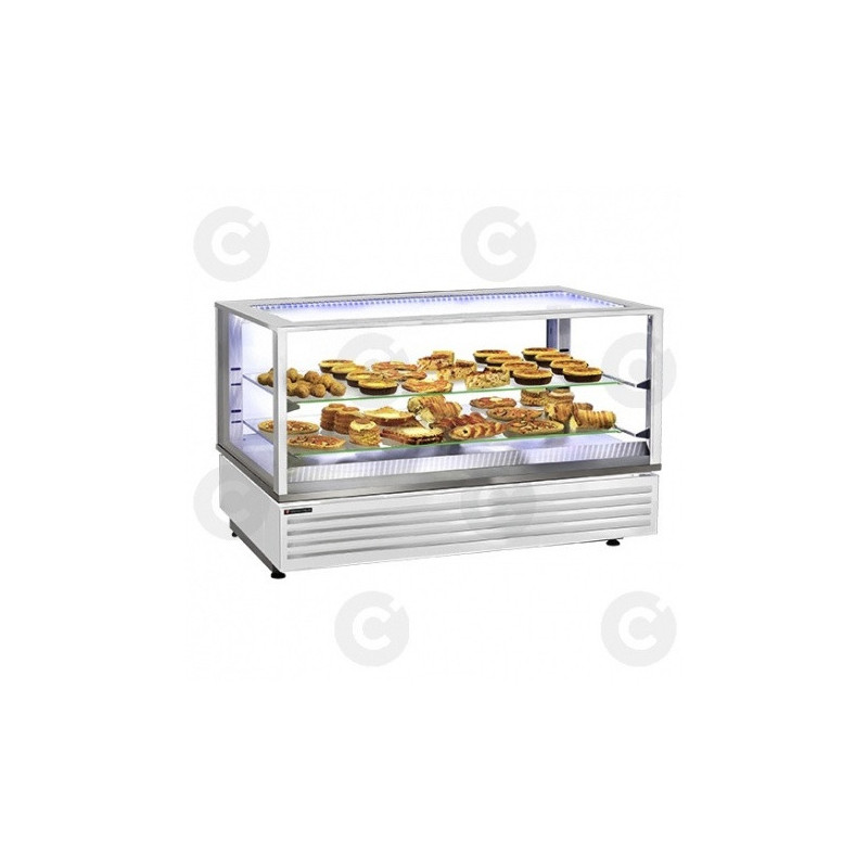 Vitrine Chauffante Ventilée 3 Gn 1/1 Blanche 