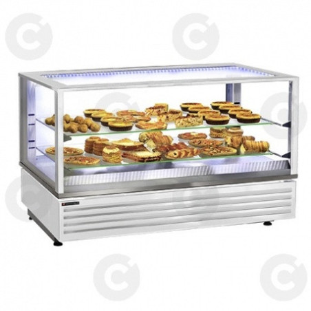 Vitrine Chauffante Ventilée 3 Gn 1/1 Blanche 