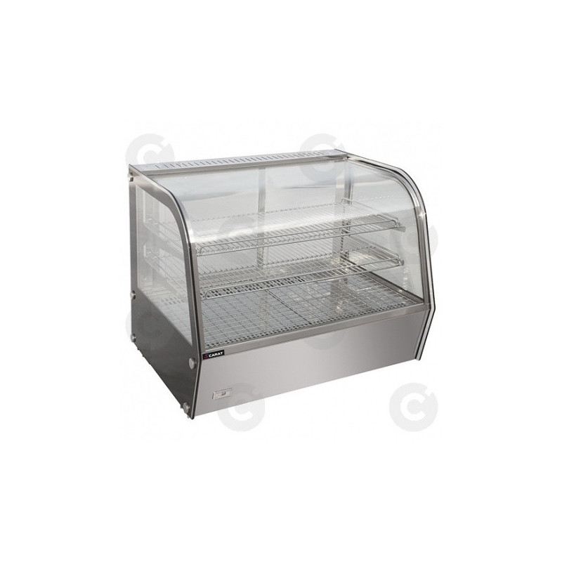 Vitrine Chauffante Inox 120 L 