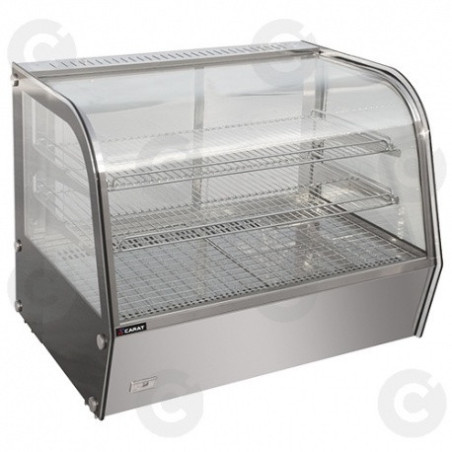 Vitrine Chauffante Inox 120 L 