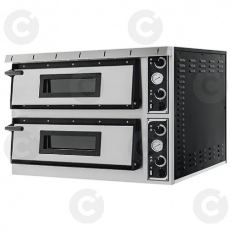Four A Pizza Electrique Gamme Xl Premium - 2 Niveaux - 2 X 6 Pizzas En Largeur 