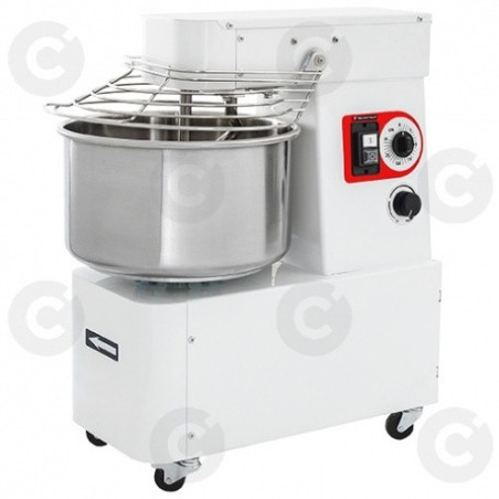 Petrin A Spirale Avec Variateur - Tête Fixe - Cuve Fixe -  32 L - 25 Kg 