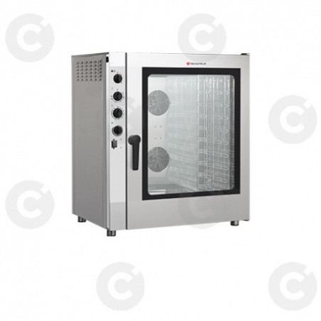 Four Mixte Combi - Commandes Electromecaniques - 10 Niveaux Gn 1/1 - 600 X 400 