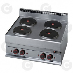 Réchaud Électrique 4 Plaques Rondes 