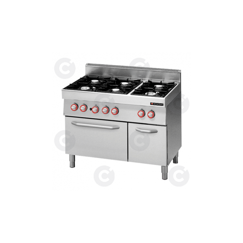 Fourneau 2 Feux + Demie Pcf Sur Four + Placard 