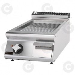 Plaque À Snacker Acier Élect. Simple Rainurée 