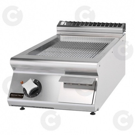 Plaque À Snacker Acier Élect. Simple Rainurée 