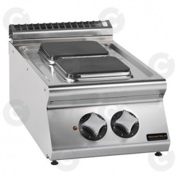 Réchaud Élect. 2 Plaques Carrées 